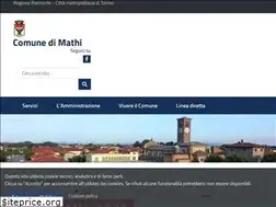 Sites similar to comune.mathi.to.it