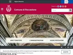 Sites similar to comunediroccavione.it