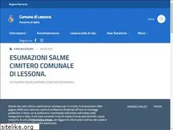 Sites similar to comunelessona.it