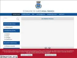 Sites similar to comunelicciananardi.ms.it