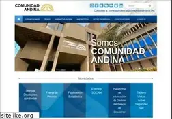 Sites similar to comunidadandina.org