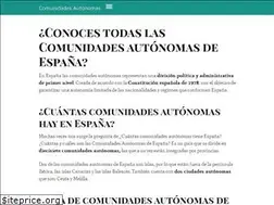 Sites similar to comunidadesautonomas.org