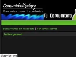 Sites similar to comunidadgalaxy.es
