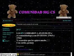 Sites similar to comunidadsigcs.com