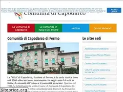 Sites similar to comunitadicapodarcofermo.it