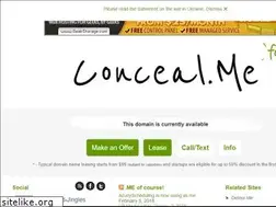Sites similar to conceal.me