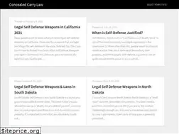 Sites similar to concealcarrylaw.co