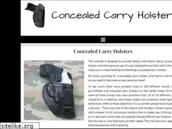 Sites similar to concealed-carry-holsters.net