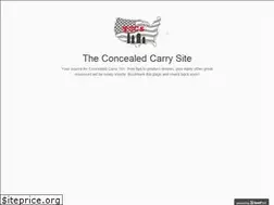 Sites similar to concealedcarrysite.com