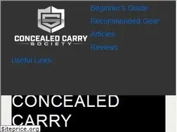 Sites similar to concealedcarrysociety.com
