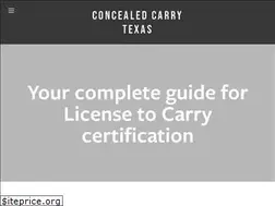 Sites similar to concealedcarrytx.com