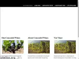 Sites similar to concealedwines.no