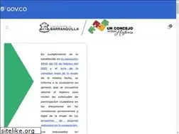 Sites similar to concejodebarranquilla.gov.co