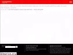 Sites similar to concentricsrestaurants.com