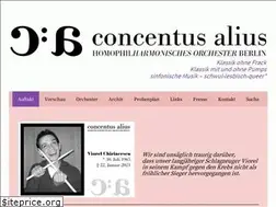 Sites similar to concentus-alius.de