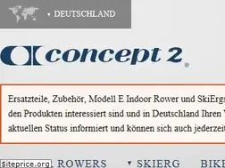 Sites similar to concept2.de