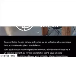 Sites similar to conceptbetondesign.ca