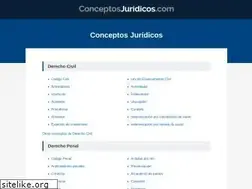 Sites similar to conceptosjuridicos.com