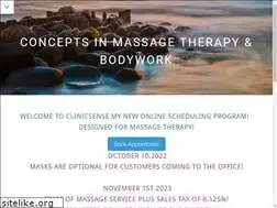 Sites similar to conceptsinmassagetherapy.com