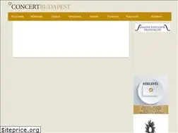Sites similar to concertbudapest.com