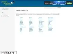 Sites similar to concertcalendarusa.com