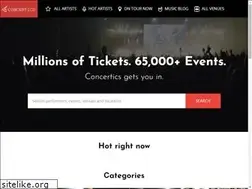 Sites similar to concertics.com