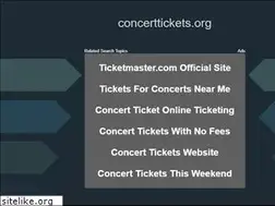 Sites similar to concerttickets.org