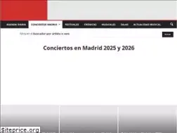 Sites similar to conciertospormadrid.com