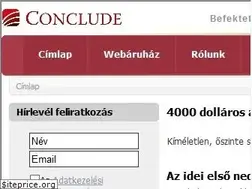 Sites similar to conclude.hu