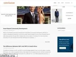 Sites similar to conclusive.co.za