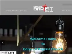 Sites similar to concordbaptistchurch.net