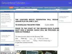 Sites similar to concordbocce.org