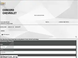 Sites similar to concordchevrolet.com