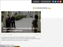 Sites similar to concordeblog.hu