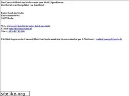 Sites similar to concordehotel-am-studio.de