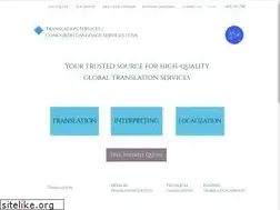 Sites similar to concordislanguageservices.com