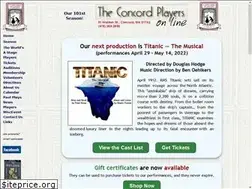 Sites similar to concordplayers.org