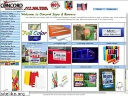 Sites similar to concordsigns.com