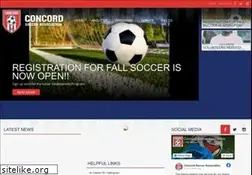 Sites similar to concordsoccer.com