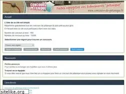 Sites similar to concours-de-petanque.fr