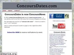 Sites similar to concoursdates.com