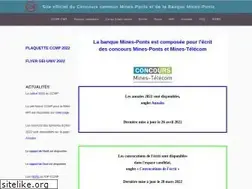 Sites similar to concoursminesponts.fr