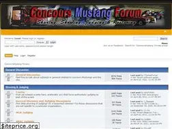 Sites similar to concoursmustang.com
