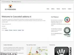 Sites similar to concrete5-addons.nl