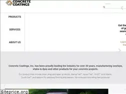 Sites similar to concretecoatingsinc.com