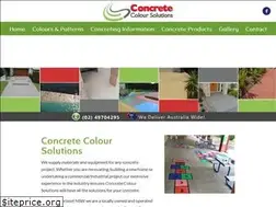 Sites similar to concretecoloursolutions.com.au