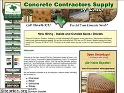 Sites similar to concretecontractorssupply.com