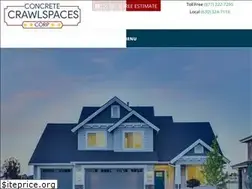 Sites similar to concretecrawlspaces.com