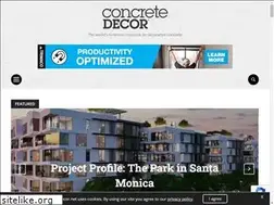 Sites similar to concretedecormagazine.com