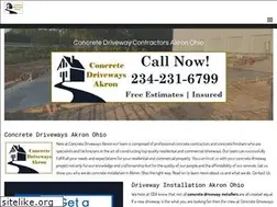Sites similar to concretedrivewaysakron.com